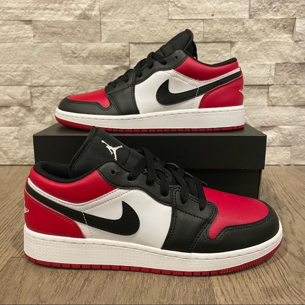 Jordan 1 Low Bred Toes